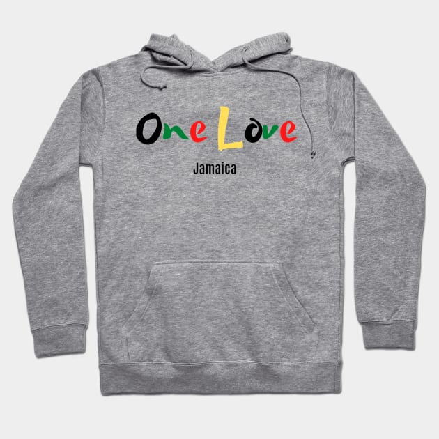One Love (Color) Hoodie by DAPFpod